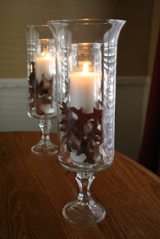 DIY Tall Candle Holders1