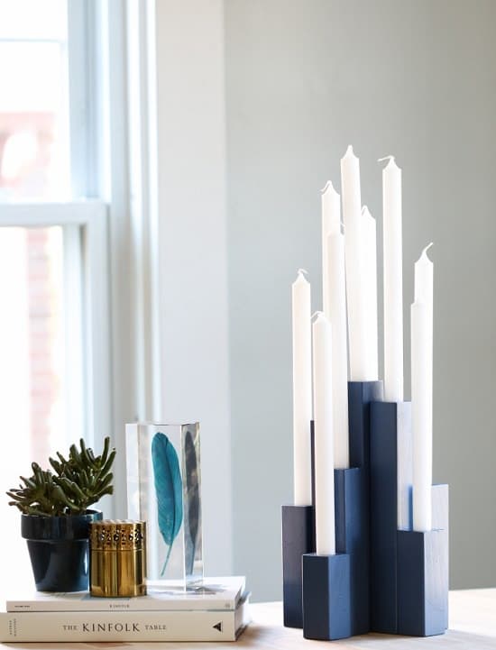 DIY Tall Candle Holders2