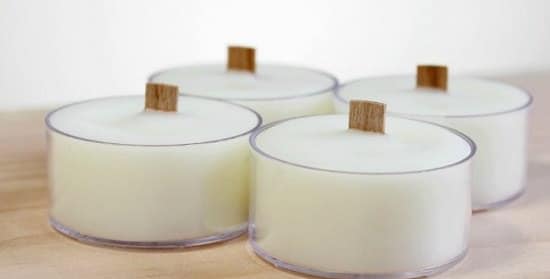 DIY Wood Wick Candles