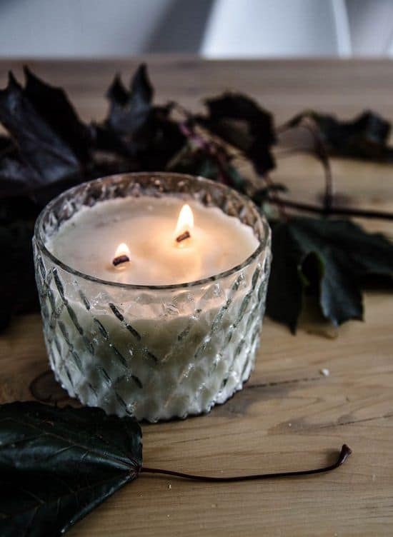 DIY Wood Wick Candles