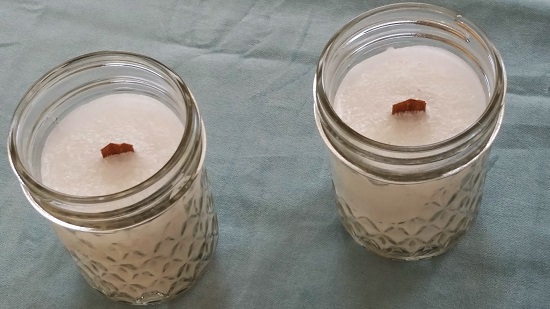 DIY Wood Wick Candles