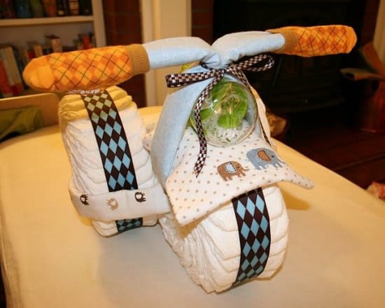 These unique DIY Tricycle Diaper Cake Ideas can be the most adorable handmade gifts. Learn how to make them here!