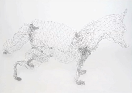 Chicken Wire Sculpture 4