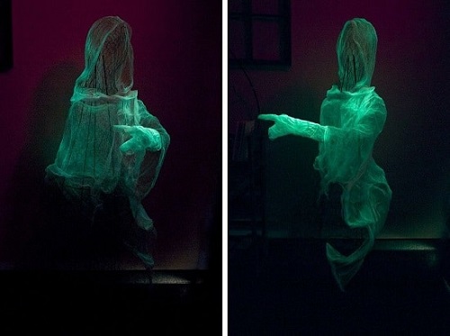 DIY Glow-in-the-Dark Ghosts