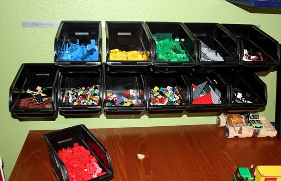 Cheap and easy lego storage