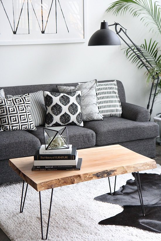 Wood Slab Coffee Table