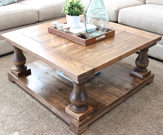 DIY Wood Coffee Table Ideas7