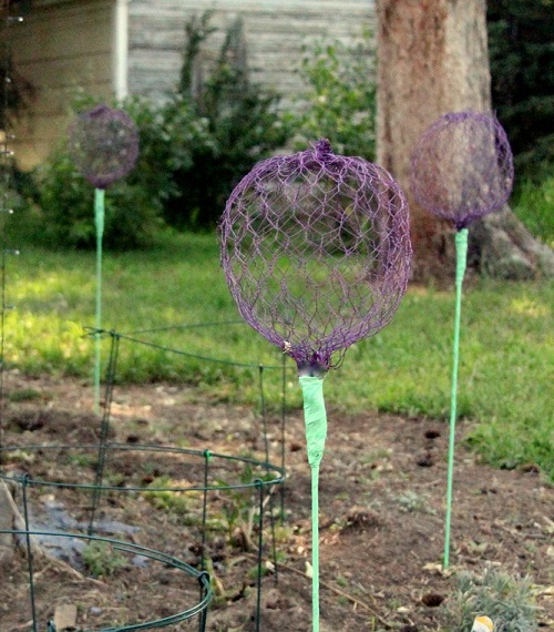 Giant Allium Chicken Wire Flowers