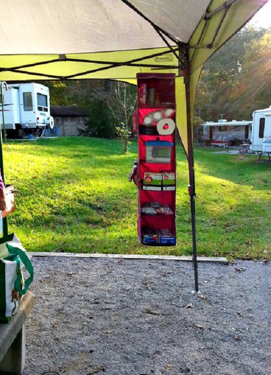 Hanging Organizer for Camping