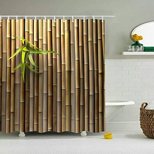 Bamboo Shower Door
