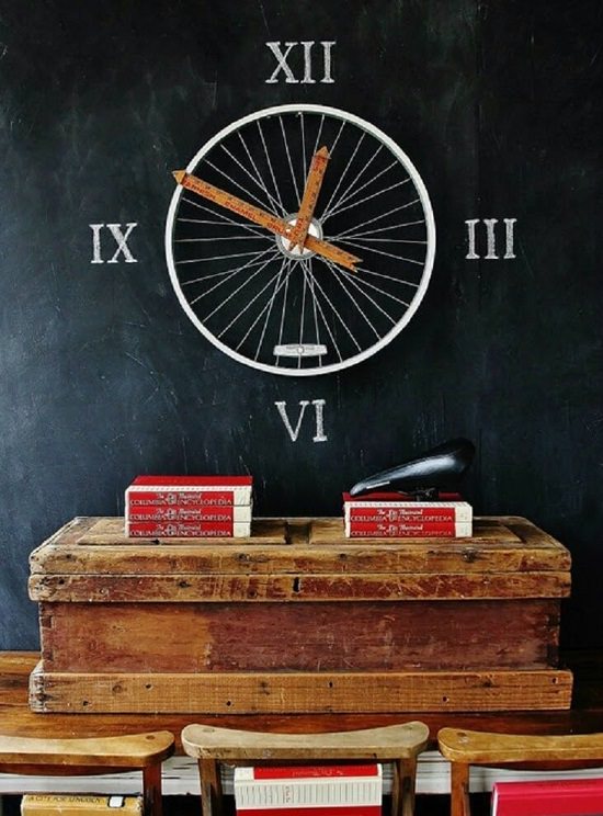 Bicycle Wheel Clock