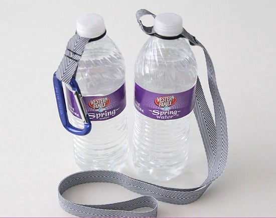 DIY O-ring Water Bottle Carrier