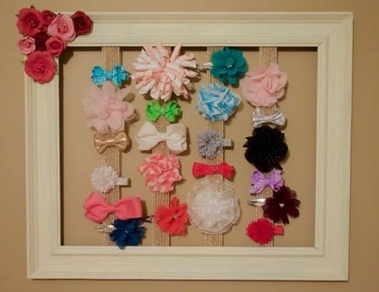 DIY Little Girl Bow Holder