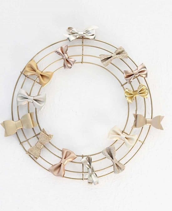 Wire Wreath Bow Holder