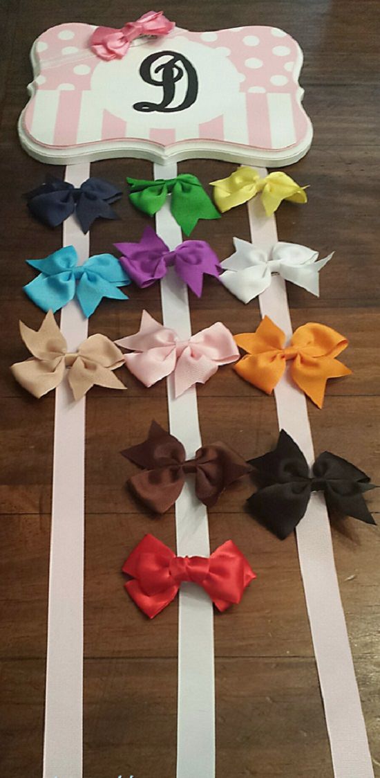 DIY Hair Bow Holder Ideas13