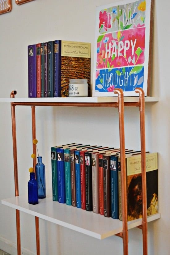 Copper Pipe Shelves