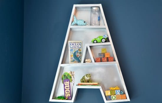 DIY Kids' Bookshelf Ideas2