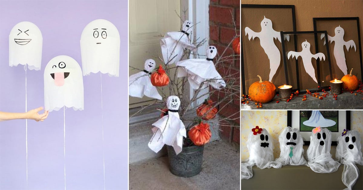 Make DIY Halloween Ghosts Decorations with these 27 Tutorials