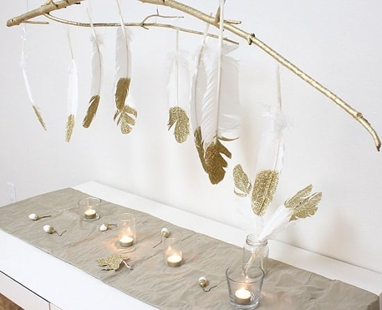 Feather Branch Chandelier