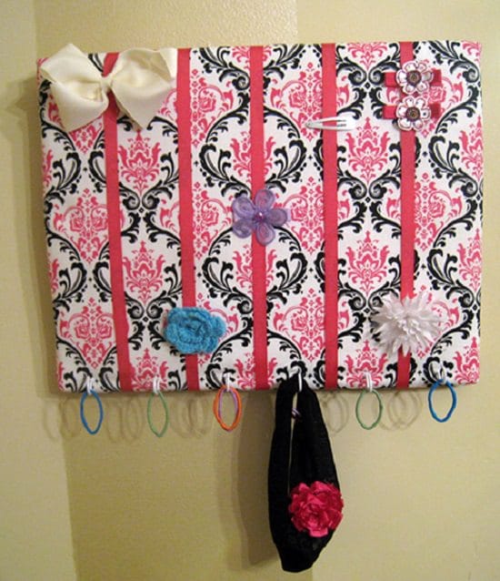 DIY Hair Bow Holder Ideas6