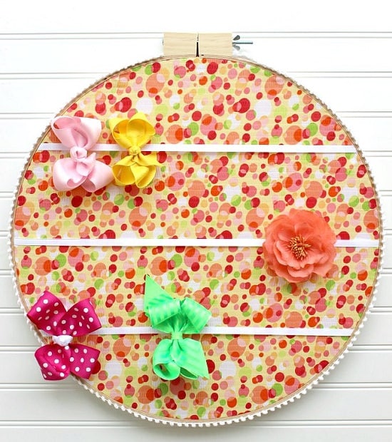 Embroidery Hoop Holder For Hair Bow