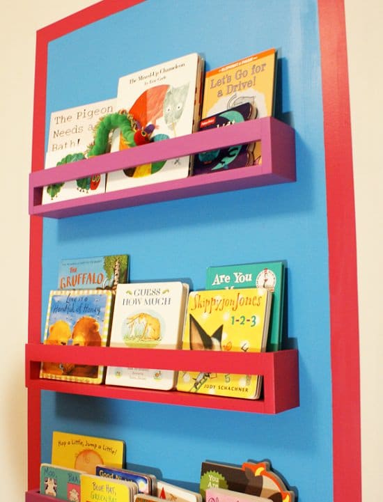 DIY Kids' Bookshelf Ideas2