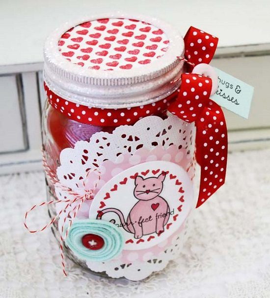 Cute Valentine Love Jars