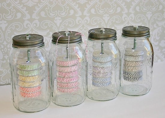 28 Thrifty DIY Mason Jar Storage Ideas ⋆ Bright Stuffs