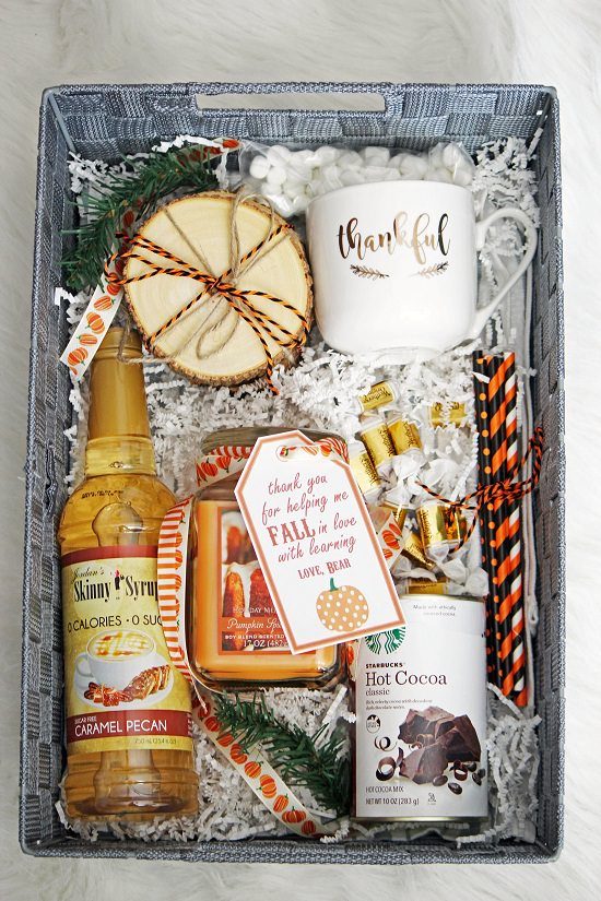 DIY Fall Gift Basket Ideas1