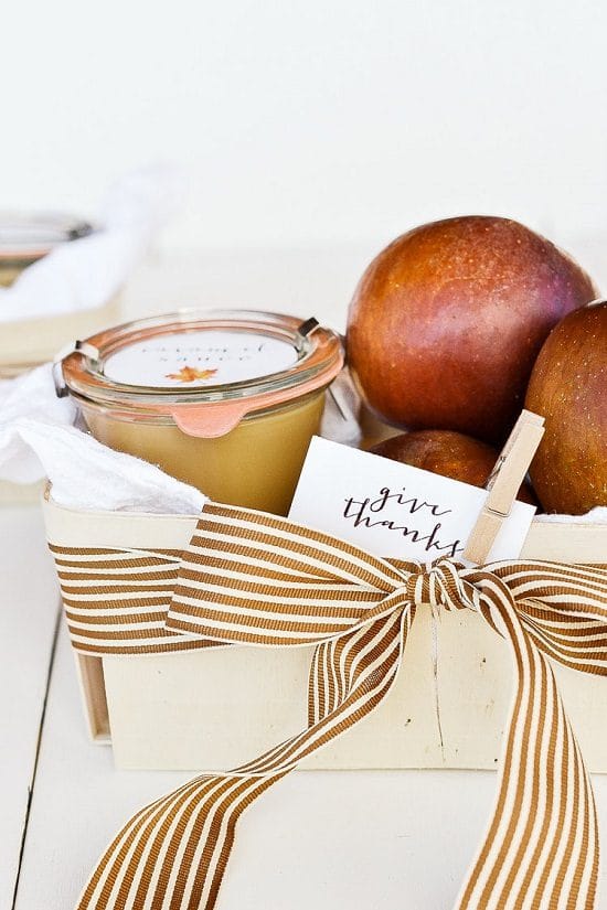 Caramel Apple Basket