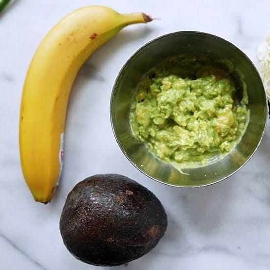 Avocado Banana Hair Mask Recipes and Benefits ⋆ Bright Stuffs