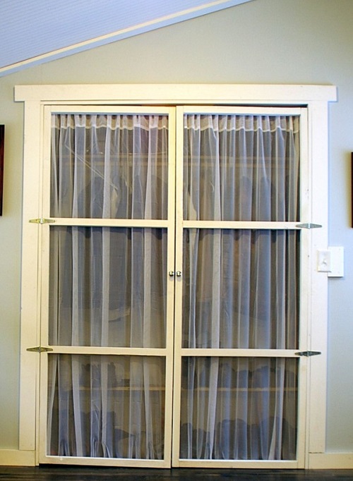 Inexpensive Closet Doors DIY