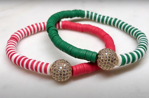 20 Cute DIY Heishi Bead Bracelet Ideas 4