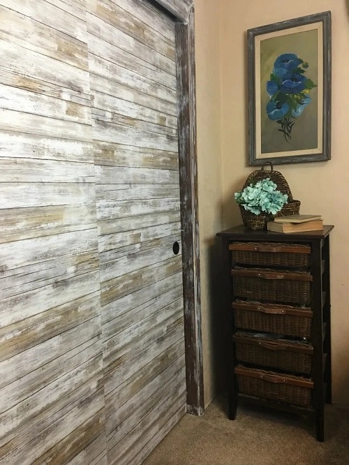 Bargain Sliding Closet Door Makeover