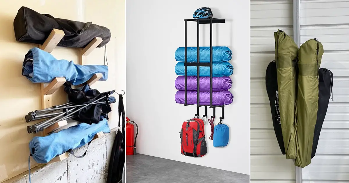 Camping chair storage ideas