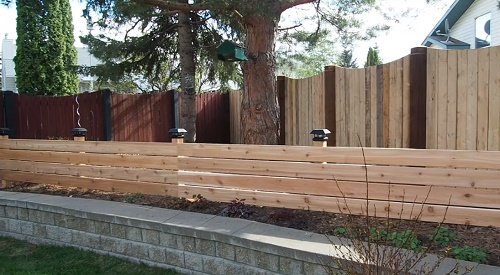 Cedar Garden Fence