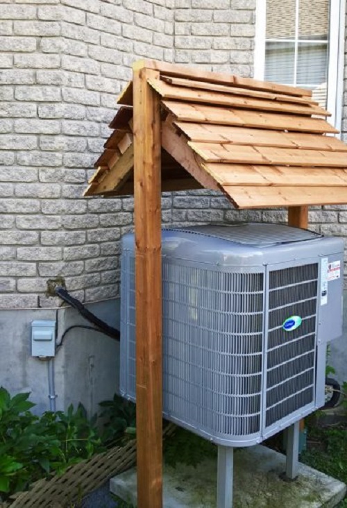DIY Heat Pump Roof Idea