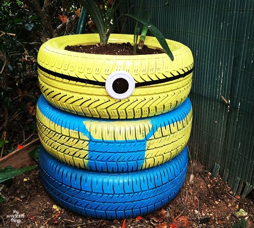 Decoration Tire Garden Ideas 4