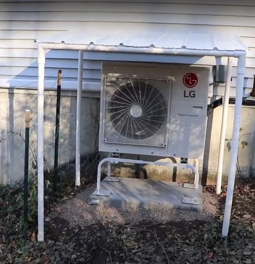 Heat Pump Cover Ideas 4