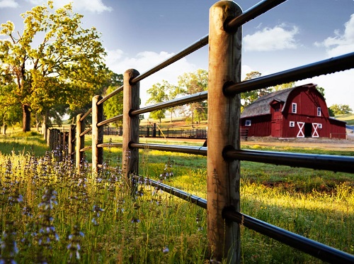 Wood Farm Fence Ideas 2