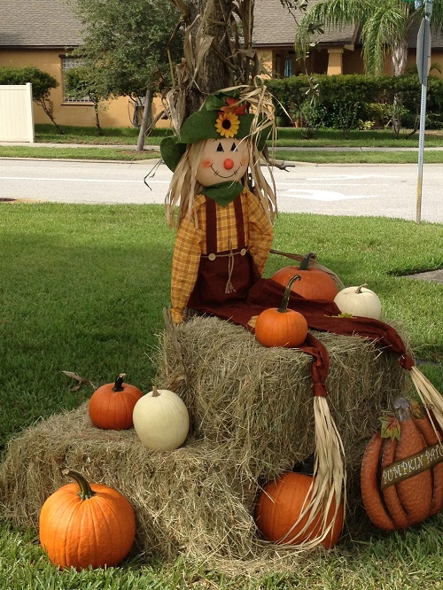 Scarecrow on the Hay Bale
