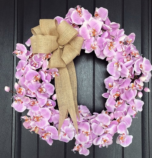 Orchid Wreath for the Entrance