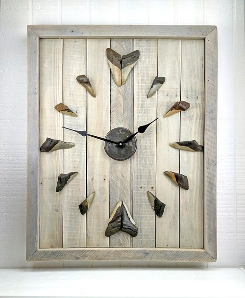 Shark Tooth Wall Clock