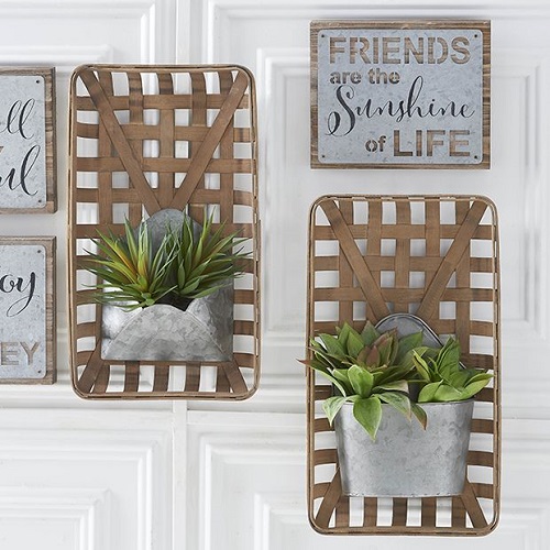 Tobacco Basket Wall Decor Ideas 4