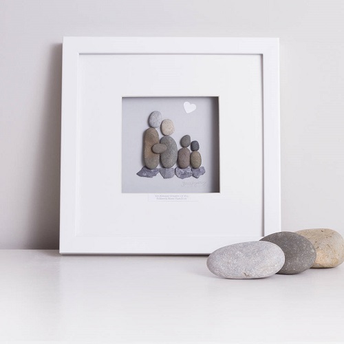 Framed Rock Display