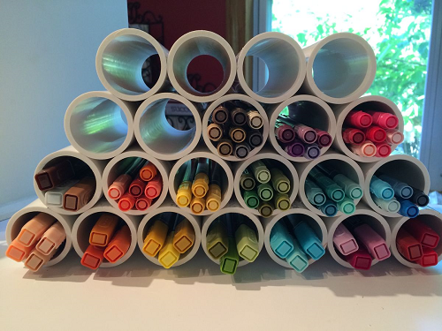 $10 PVC Pipe Marker Storage