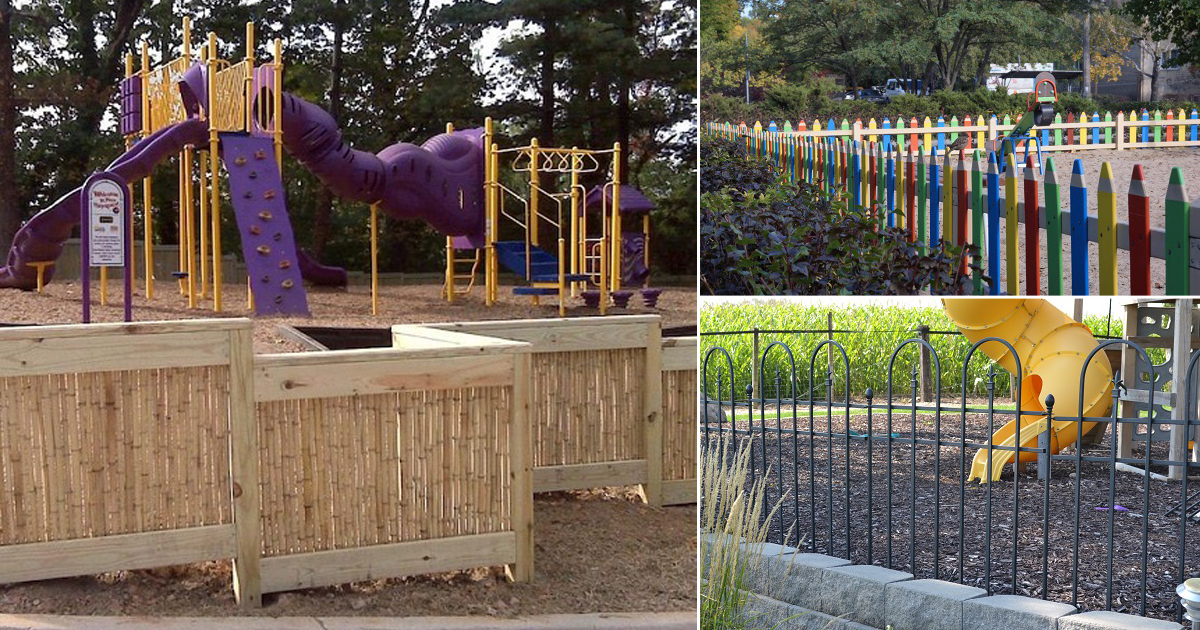 14 Best Playground Fence Ideas Bright Stuffs 14 Best Playground Fence Ideas Bright Stuffs