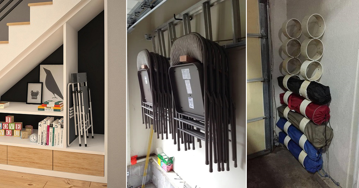 8 Best Foldable Chair Storage Ideas ⋆ Bright Stuffs