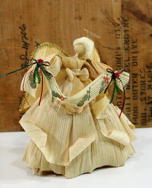 Cornhusk Angel Decor