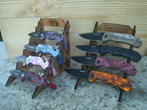 Custom Knife Display Stand